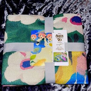 Alice in Wonderland by Mary Blair Throw Blanket 70'' H x 50'' W